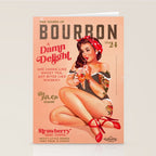 The Babes Of Bourbon Vol. 24: A Damn Delight. Vintage Pin Up Girl & Cocktail Art Stationery Card Gallery Image 2