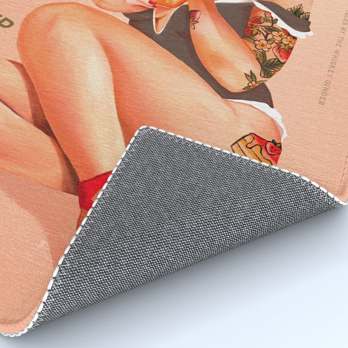 The Babes Of Bourbon Vol. 24: A Damn Delight. Vintage Pin Up Girl & Cocktail Art Rug Gallery Image 4
