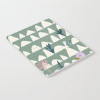 Farmland pattern sage green Notebook Gallery Image 2