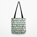 Farmland pattern sage green Tote Bag Gallery Image 2