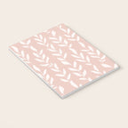 Blush Pink Minimal Plants Pattern Notebook Gallery Image 3