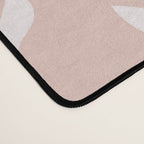 Blush Pink Minimal Plants Pattern Desk Mat Gallery Image 4