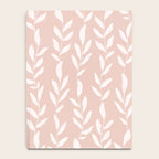 Blush Pink Minimal Plants Pattern Notebook Gallery Image 4