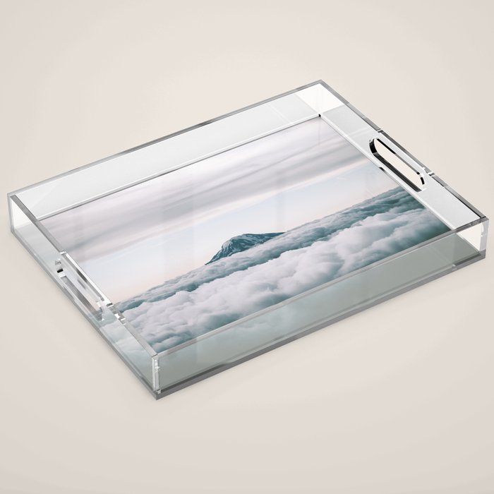 Adams Above Clouds Acrylic Tray Gallery Image 1