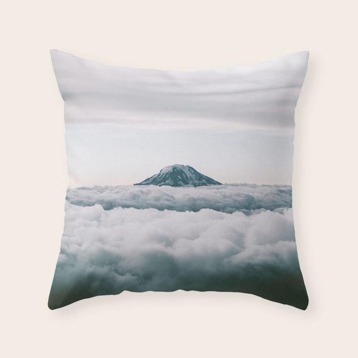 Adams Above Clouds Throw Pillow Gallery Image 6