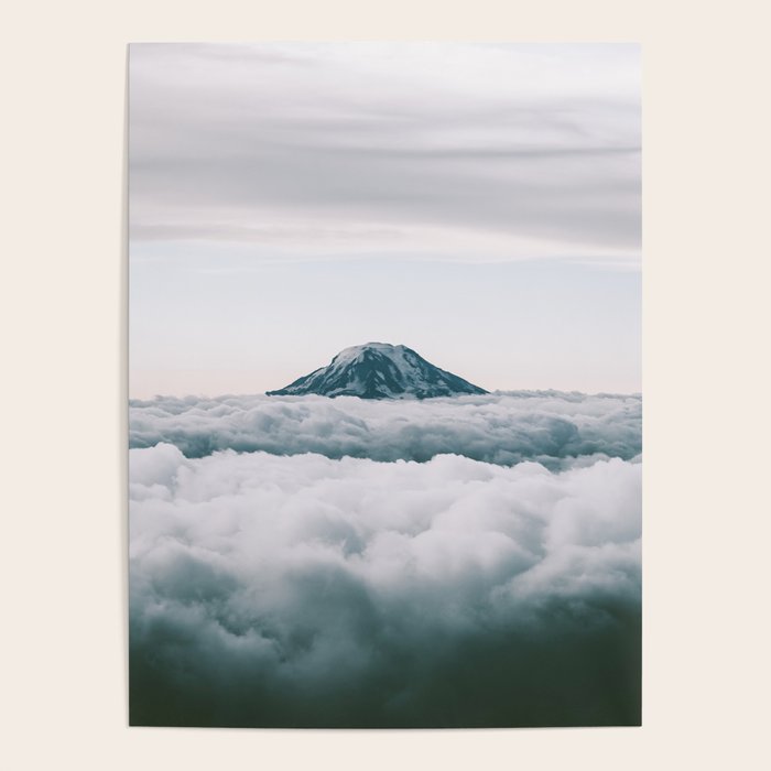 Adams Above Clouds Poster Gallery Image 1