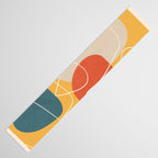 Minimal Colorful Abstract Shapes 11 Table Runner Gallery Image 3