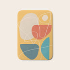 Minimal Colorful Abstract Shapes 11 Bath Mat Gallery Image 1