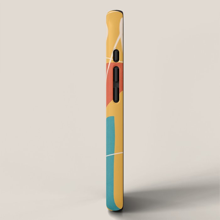Minimal Colorful Abstract Shapes 11 iPhone Case Gallery Image 2