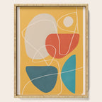 Minimal Colorful Abstract Shapes 11 Serving Tray Gallery Image 1
