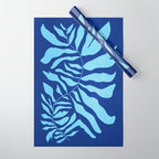 JAZZ FERNS 01 | Starry Blue Matisse Edition Wrapping Paper Gallery Image 1