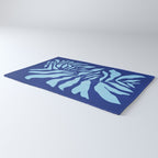 JAZZ FERNS 01 | Starry Blue Matisse Edition Rug Gallery Image 3