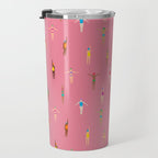 Swimmers in a Sea of Pink Travel Mug Gallery Image 3