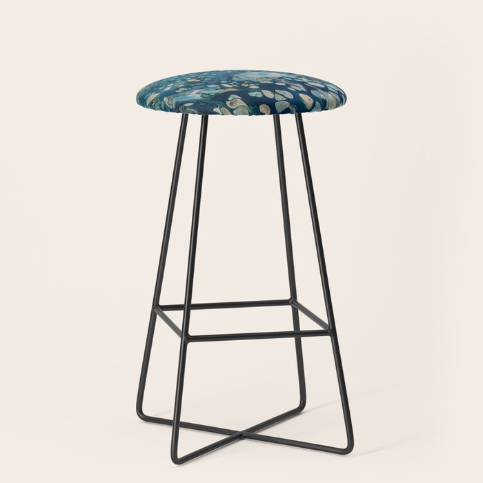 Underwater Abstract Fantasy Stool Gallery Image 1