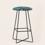 Underwater Abstract Fantasy Stool Gallery Image 1