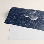 Star Eater COLOR GRAD -  turquoise Wrapping Paper Gallery Image 2