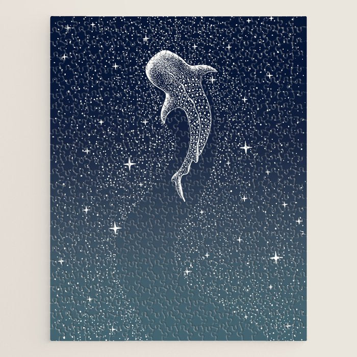 Star Eater COLOR GRAD -  turquoise Jigsaw Puzzle Gallery Image 1