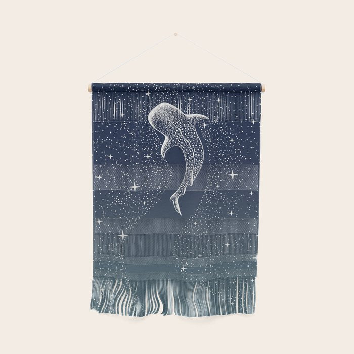 Star Eater COLOR GRAD -  turquoise Wall Hanging Gallery Image 1