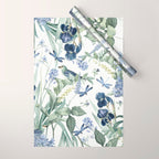 Beautiful Wildlife Garden Floral Wrapping Paper Gallery Image 1