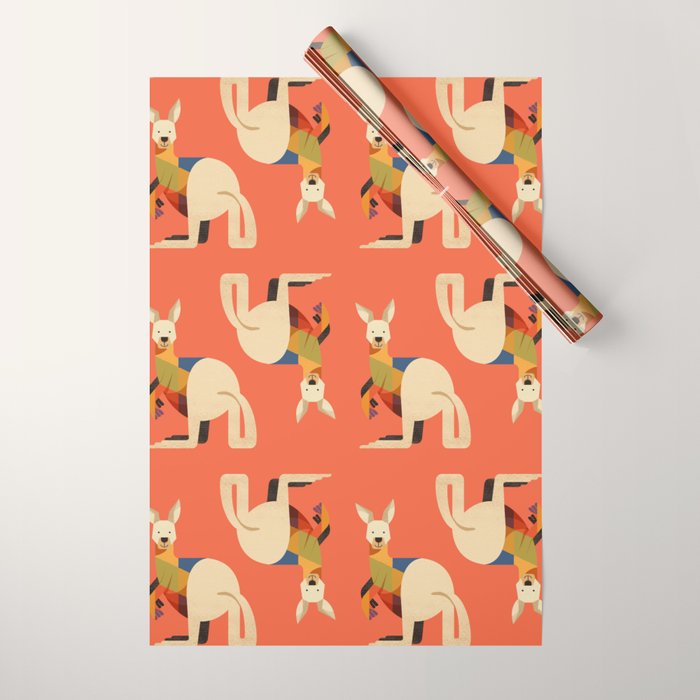 Kangaroo Wrapping Paper Gallery Image 1