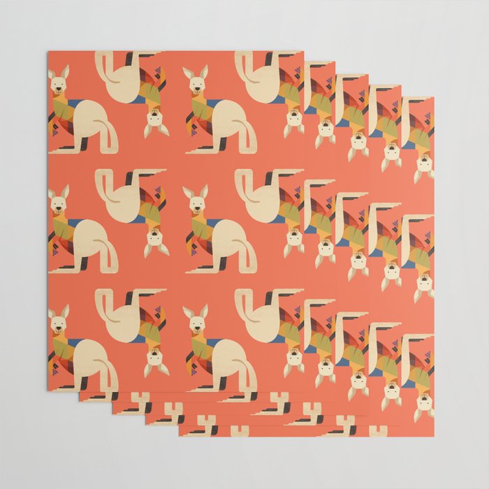Kangaroo Wrapping Paper Gallery Image 3