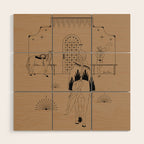 Last Stop - Tan & Black Wood Wall Art Gallery Image 1