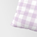 Lilac Plaid Gingham Print Pillow Sham Gallery Image 4