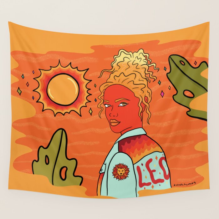 Leo Wall Tapestry Gallery Image 4