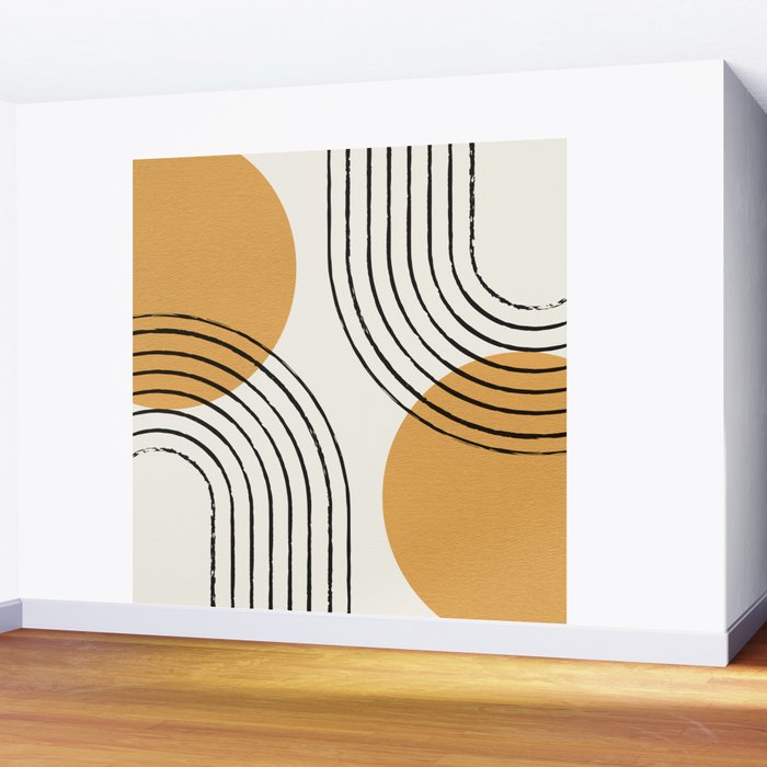 Sun Arch Double - Gold Wall Mural Gallery Image 2