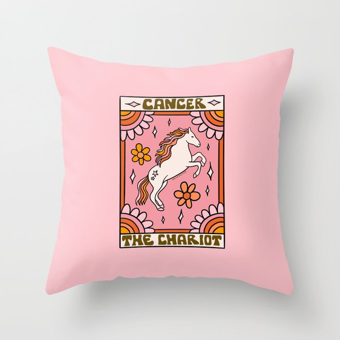 Cancer Tarot Card Throw Pillow Gallery Image 6