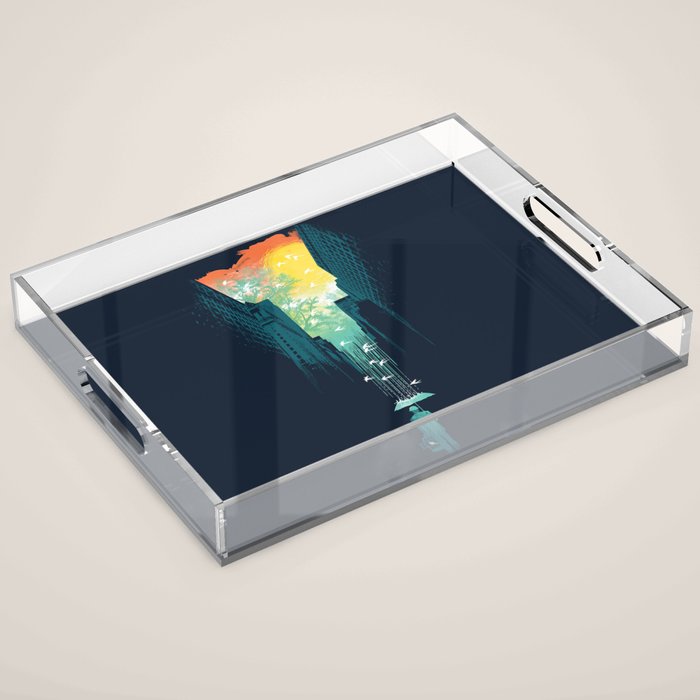 I Want My Blue Sky Acrylic Tray Gallery Image 1