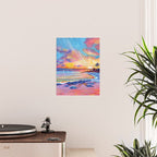 Poipu Turtles at Sunset Poster Gallery Image 2