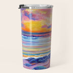 Poipu Turtles at Sunset Travel Mug Gallery Image 3