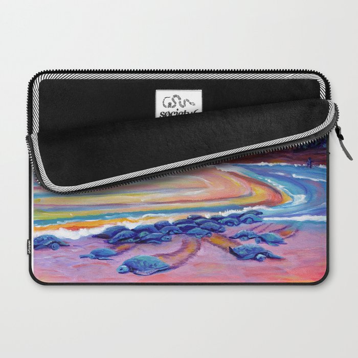 Poipu Turtles at Sunset Laptop Sleeve Gallery Image 2