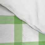 Green geometric plaid gingham pattern Comforter Gallery Image 4