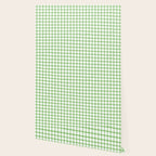 Green geometric plaid gingham pattern Wallpaper Gallery Image 2