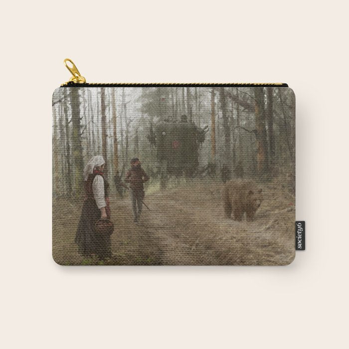 better watch out, he really likes mushrooms Carry All Pouch Gallery Image 1