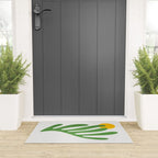 Green Leaf & Sun: Matisse Edition | Mid Century Series Welcome Mat Gallery Image 3
