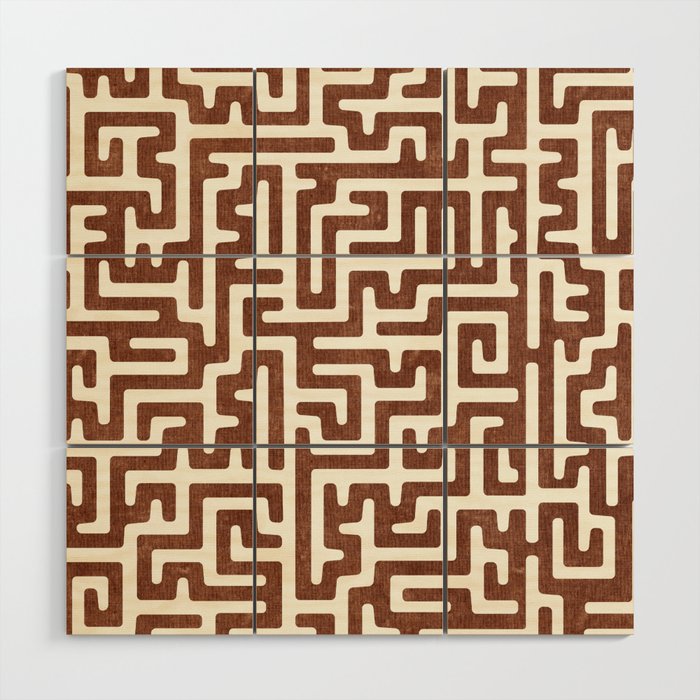 maze in brandywine Wood Wall Art Gallery Image 1