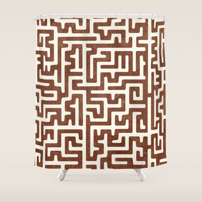 maze in brandywine Shower Curtain Gallery Image 1
