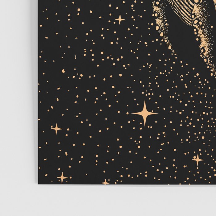 Starry Whale - Dark GOLD Version Poster Gallery Image 3