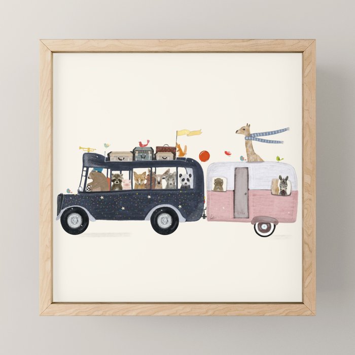 the magical mystery tour Mini Art Print Gallery Image 1