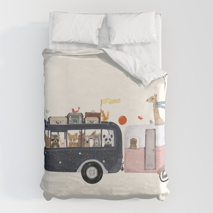 the magical mystery tour Duvet Cover Gallery Image 1