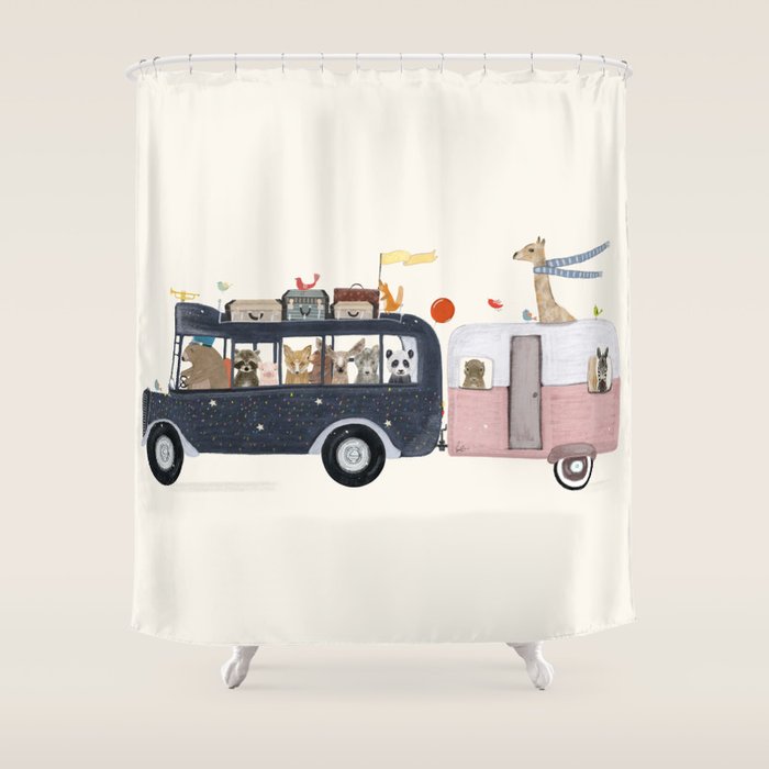 the magical mystery tour Shower Curtain Gallery Image 1