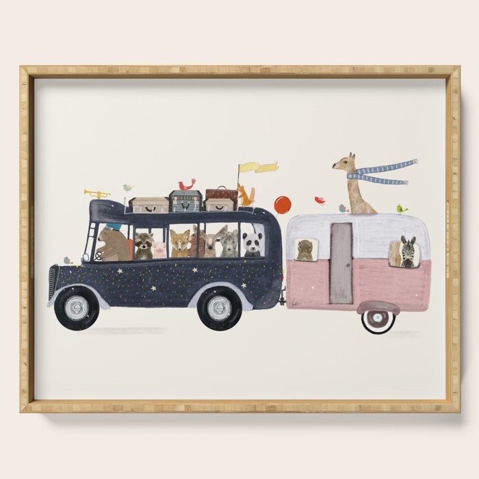 the magical mystery tour Serving Tray Gallery Image 1