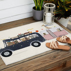 the magical mystery tour Outdoor Rug Gallery Image 2