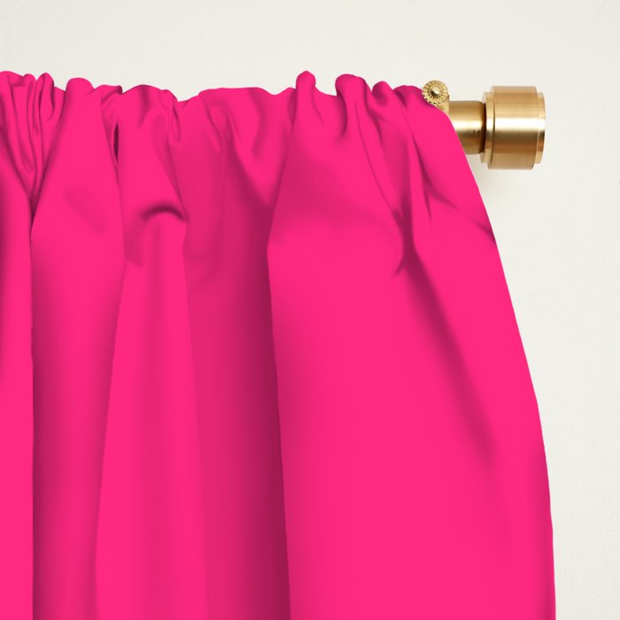 Light Hot Pink and White Greek Key Window Curtain Gallery Image 2