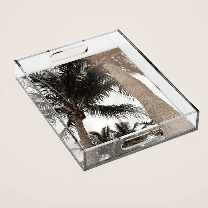 Tropical Breeze and Palm Trees Acrylic Tray Gallery Image 1