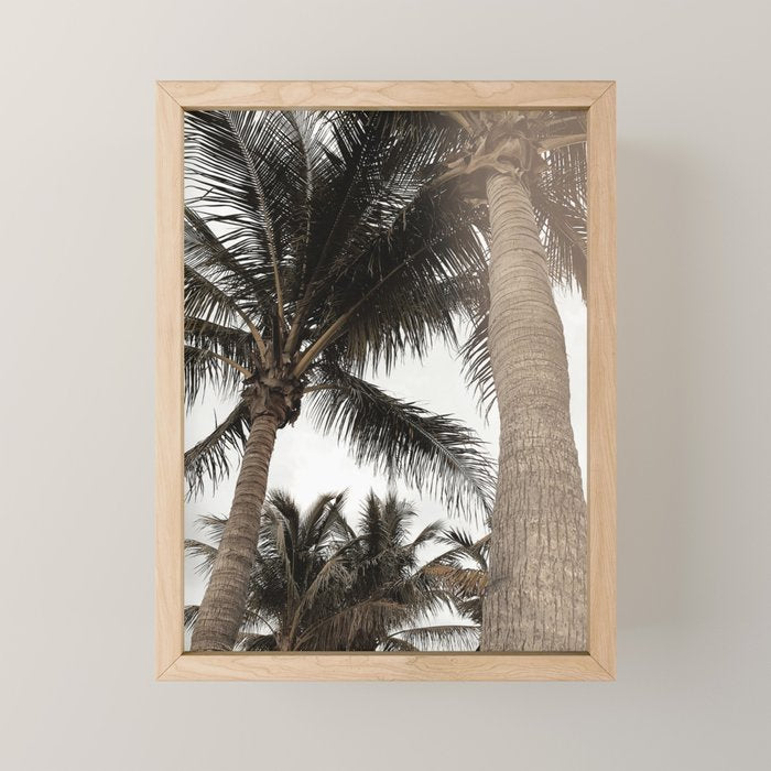 Tropical Breeze and Palm Trees Mini Art Print Gallery Image 1