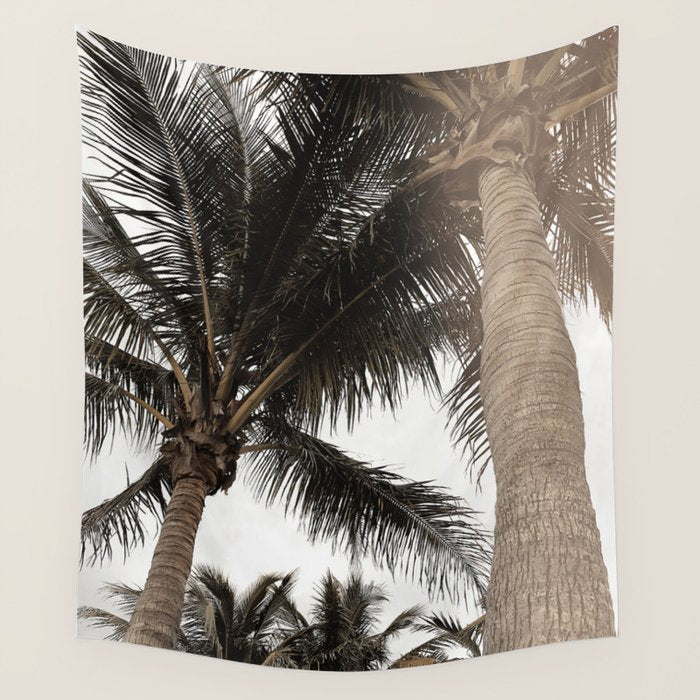 Tropical Breeze and Palm Trees Wall Tapestry Gallery Image 4